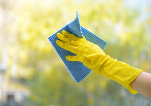 Regular cleaning tasks in a modern Islington kitchen and living area