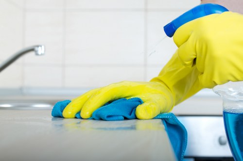 Cleaning delicate curtains in an Islington property