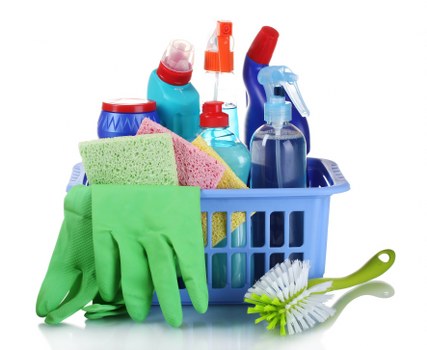 After builders cleaning preparation in an Islington property