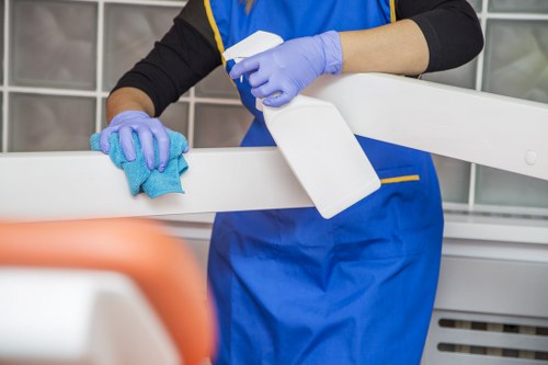 Local cleaners working in a period property with access and parking considerations in Islington